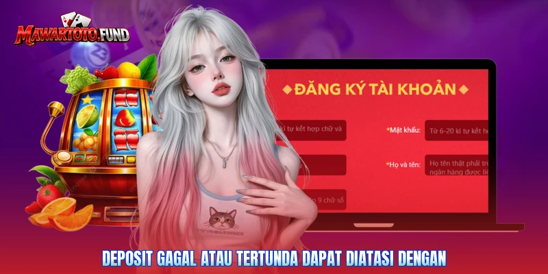 Deposit gagal atau tertunda dapat diatasi dengan