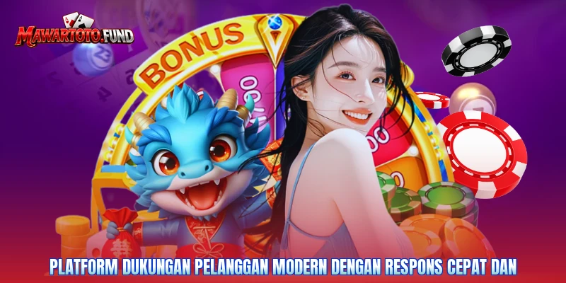 Platform dukungan pelanggan modern dengan respons cepat dan